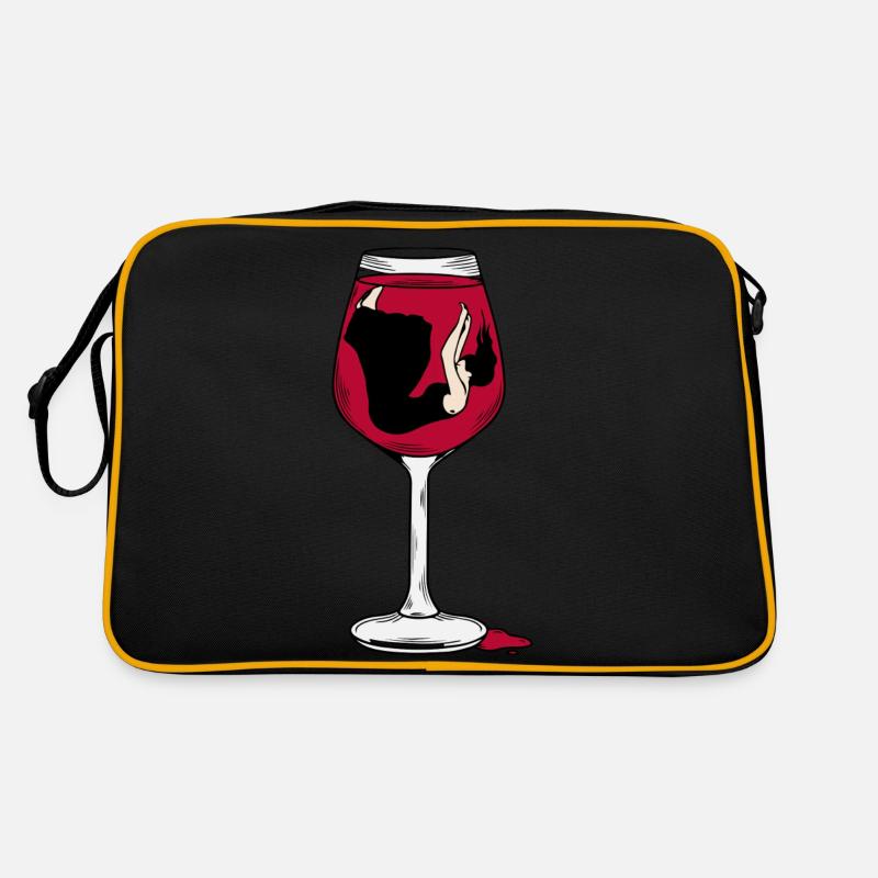 TOMBER DANS LE VIN Sac Retro