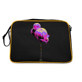 Flamand - Sac Retro - noir/or - Dos