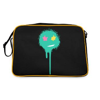 Teinture de peinture - Sac Retro - noir/or - Dos