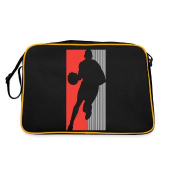 Basketball Basketball Player - Retro Bag - black/gold - Back