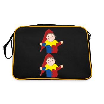 Punch et Judy Double - Sac Retro - noir/or - Dos