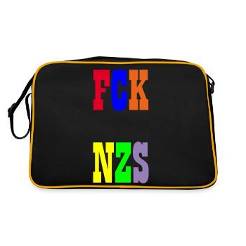 FCK NZS - Sac Retro - noir/or - Dos