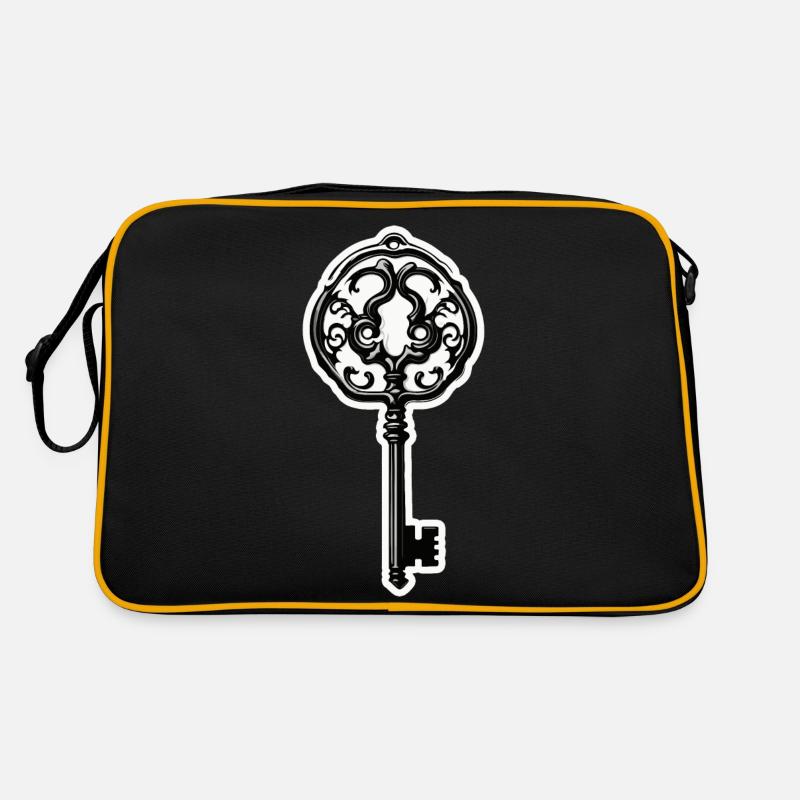 Clé / Serrure / Verrouillé / Sécurité Sac Retro