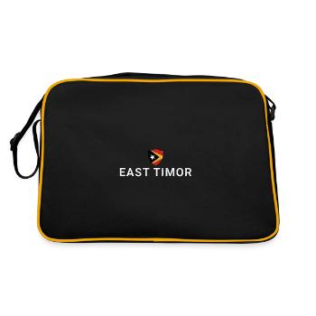 Timor oriental - Sac Retro - noir/or - Dos