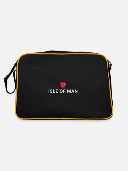 Isle Of Man - Retro Bag - black/gold - Back