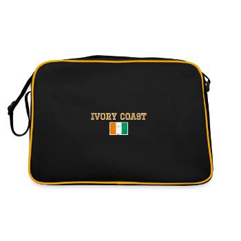 Ivory Coast - Retro Bag - black/gold - Back