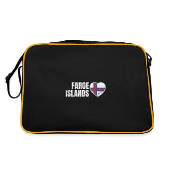 Faroe Islands - Retro Bag - black/gold - Back