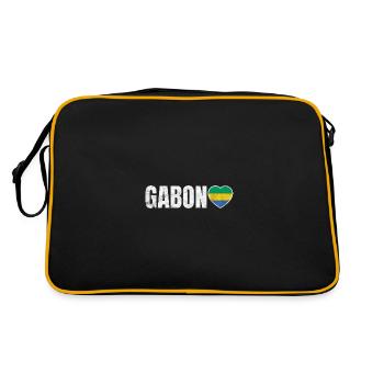 Gabon - Retro Bag - black/gold - Back