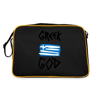 Greek God - Retro Bag - black/gold - Back