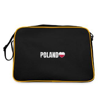 Pologne - Sac Retro - noir/or - Dos