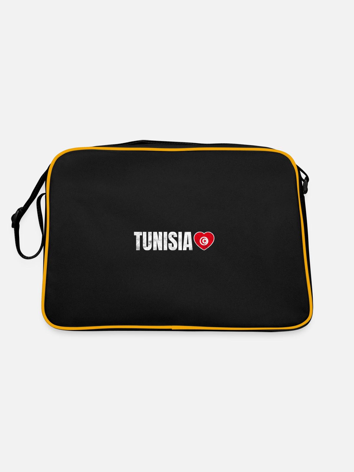 Tunisie - Sac Retro - noir/or - Dos