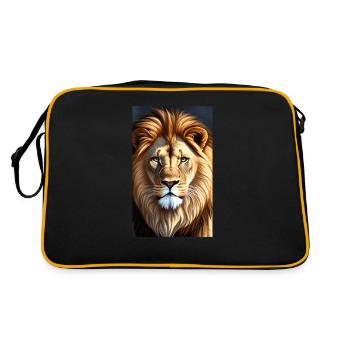 Lion Power : votre style, votre majesté - Sac Retro - noir/or - Dos