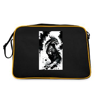 Majestic Dragon - Retro Bag - black/gold - Back