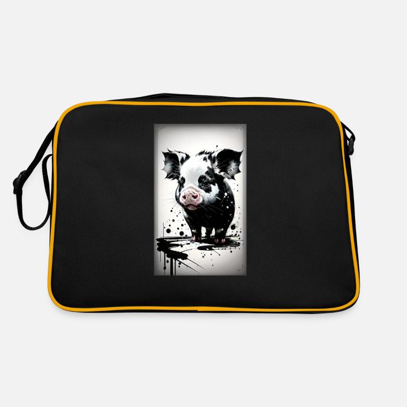 Cochon mignon Sac Retro