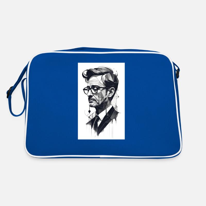 Abstract man Retro Bag