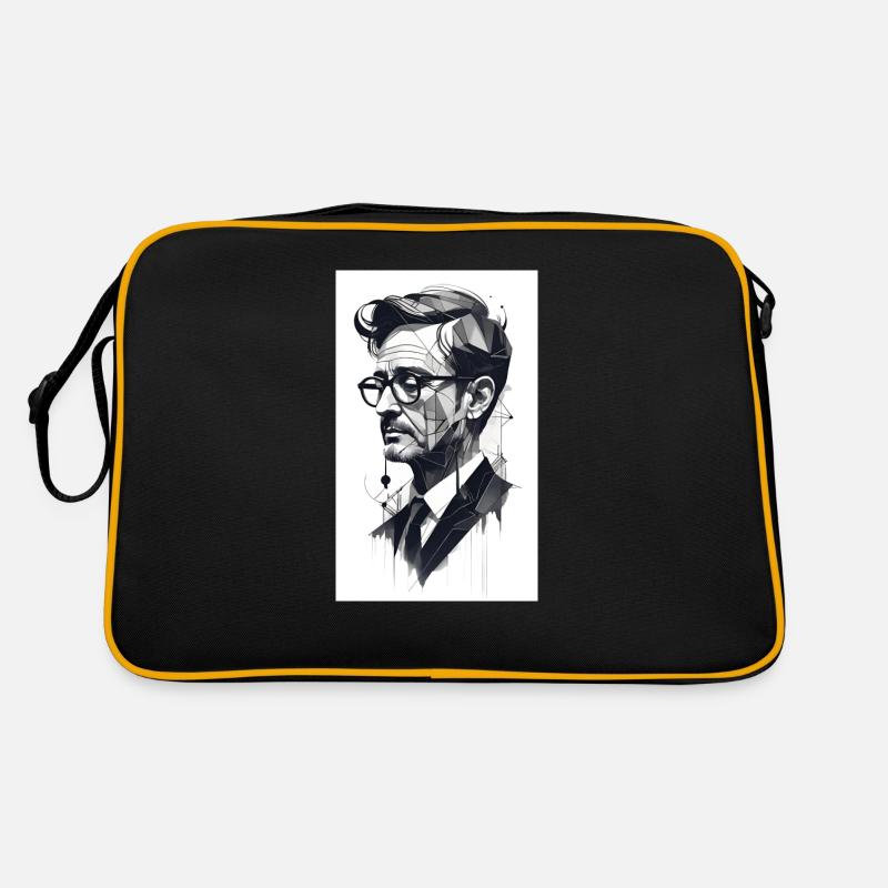Abstrakter Profi Retro Tasche