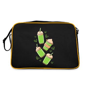 Thé Matcha - Sac Retro - noir/or - Dos