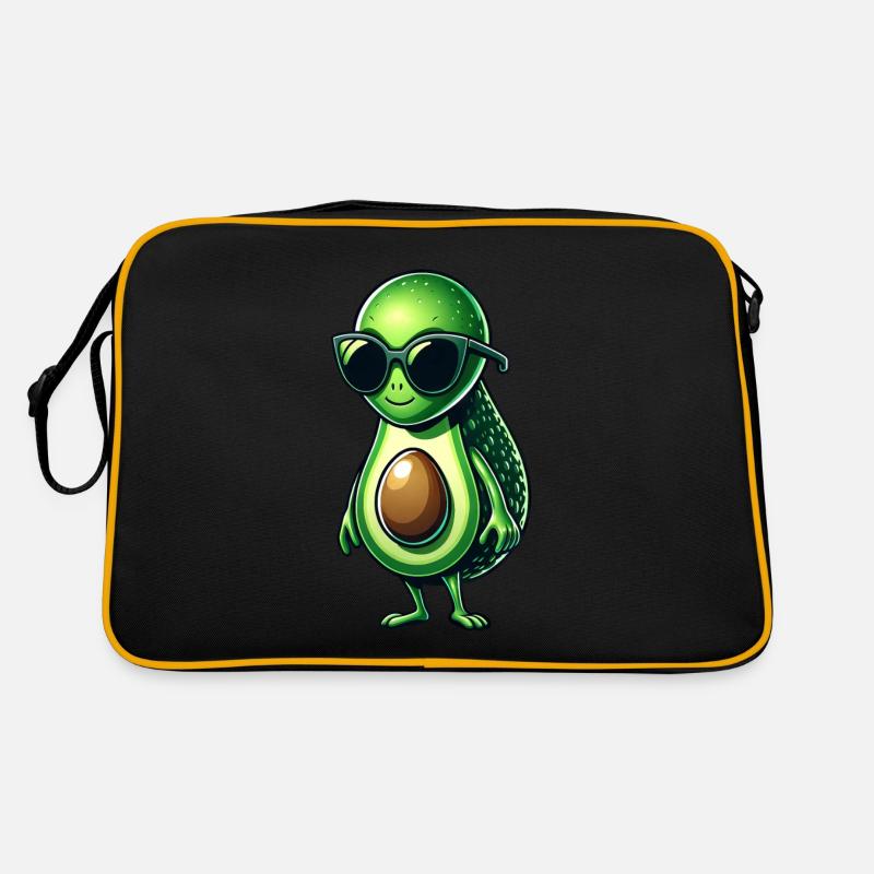 Cool Alien Avocat avec conception de lunettes de soleil Sac Retro