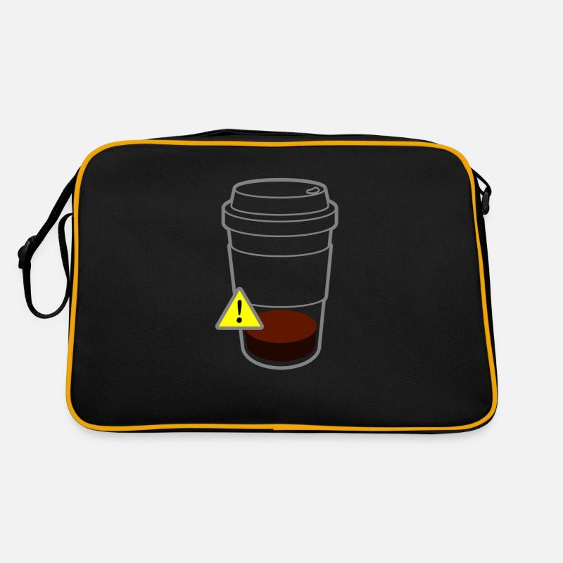 Warning Coffee Retro Tasche