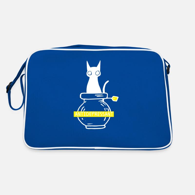 Antidepressant gift cat pets Retro Bag