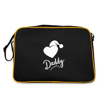 Warm Daddy" - Retro Bag - black/gold - Back
