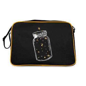 Lightning Bugs attrapant des lucioles I Lucioles - Sac Retro - noir/or - Dos