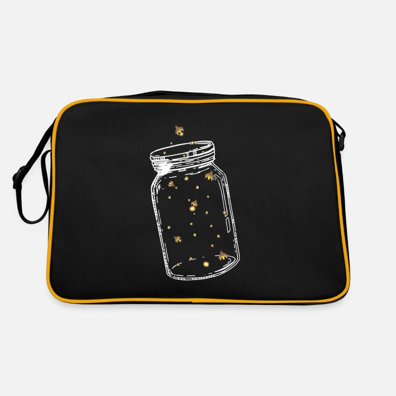 Lightning Bugs attrapant des lucioles I Lucioles Sac Retro