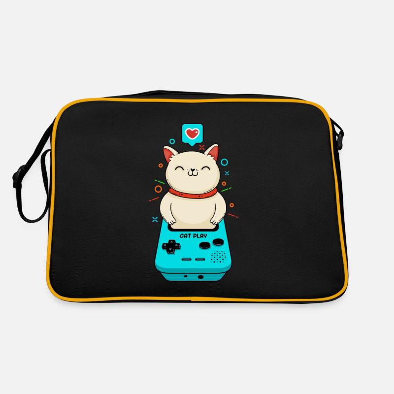 Katzenspiel Retro Tasche