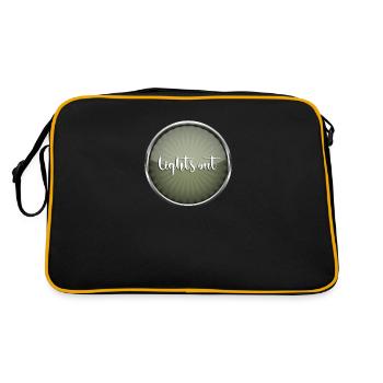 Lumières éteintes - Sac Retro - noir/or - Dos