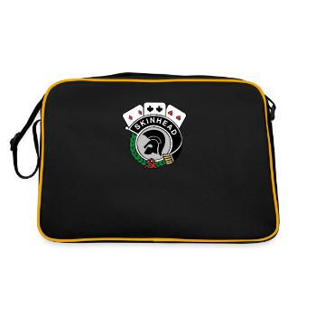 Trojan redskinhead - Sac Retro - noir/or - Dos