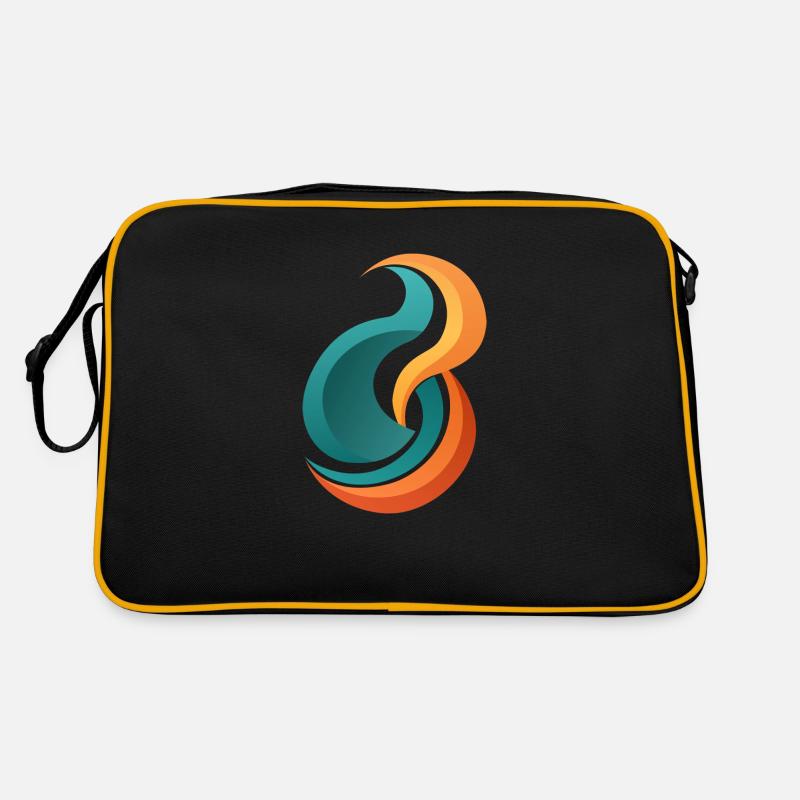 Flame Wave Retro Bag
