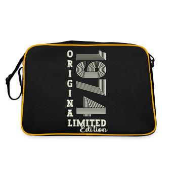 Original vintage 1974 48th birthday gift - Retro Bag - black/gold - Back