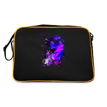 Peinture acrylique « Blacklight » par Marco Eckenbrecht - Sac Retro - noir/or - Dos