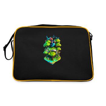 Terre durable - Sac Retro - noir/or - Dos