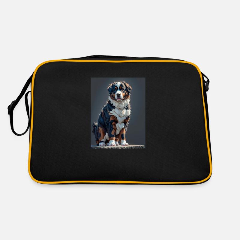 Berner Sennenhund Retro Tasche
