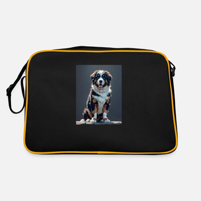 Berner Sennenhund Retro Tasche
