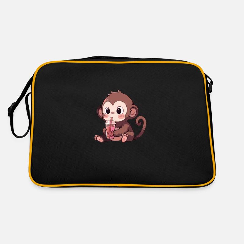 cute monkey Retro Bag