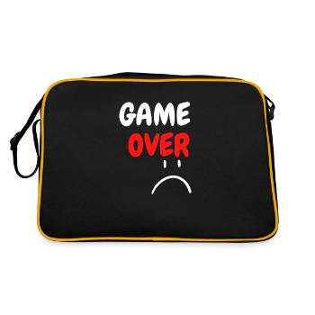 Fin du jeu - Sac Retro - noir/or - Dos