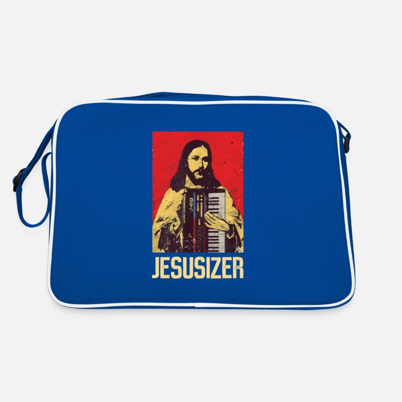 Jesus and Synthesizer - Techno Retro Tasche