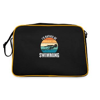 Natation Club de natation de compétition - Sac Retro - noir/or - Dos