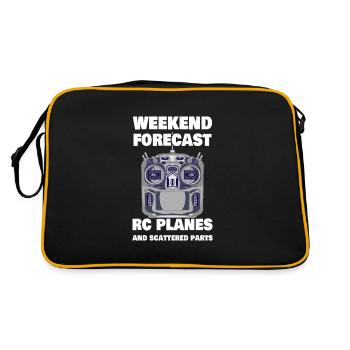 RC Pilote Week-end Prévisions Drôle d’avion RC Avion - Sac Retro - noir/or - Dos