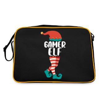 Christmas Elf Partner Look Design Elfes de Noël - Sac Retro - noir/or - Dos