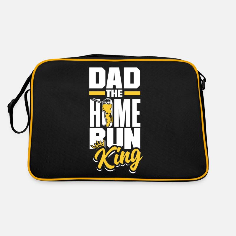 Dad The Home Run King Fathers Baseball Retro Bag