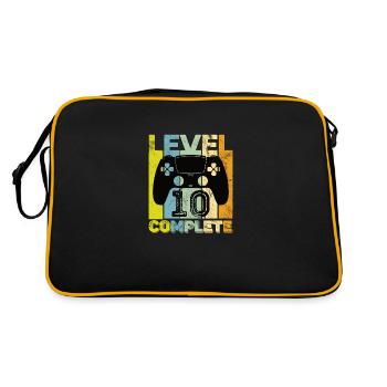 Gaming Gambling 10th Birthday Level 10 Complete - Retro Bag - black/gold - Back