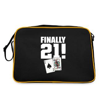 Blackjack Black Jack Birthday - Retro Bag - black/gold - Back