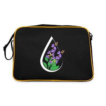 Huile essentielle - Sac Retro - noir/or - Dos