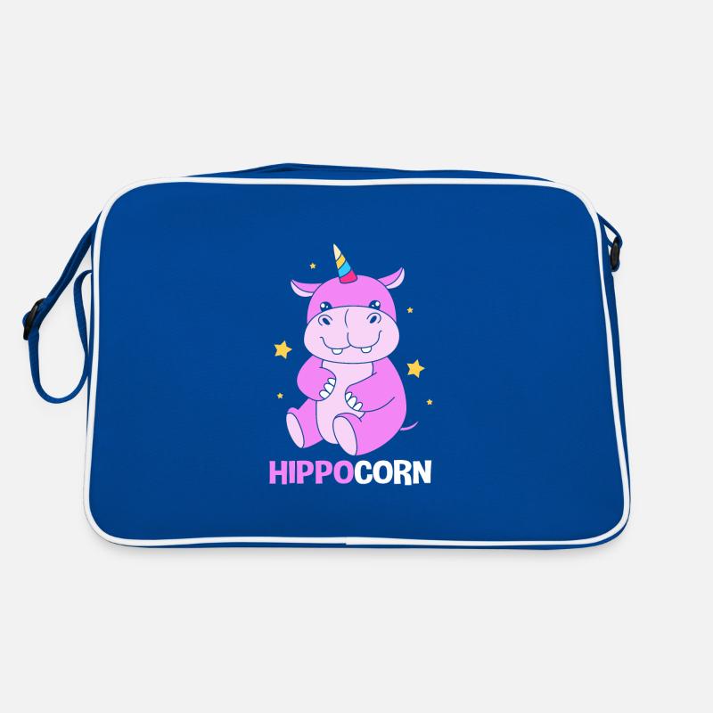 Nilpferd Retro Tasche