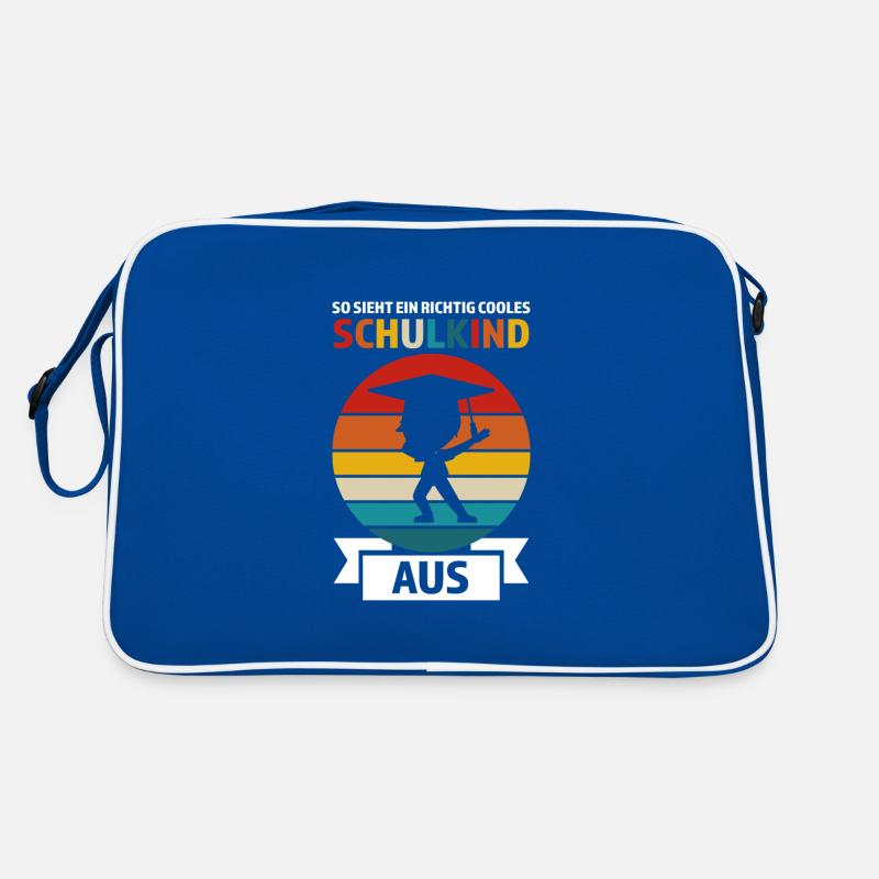 Schulkind Anfang Einschulung Geschenk Retro Tasche