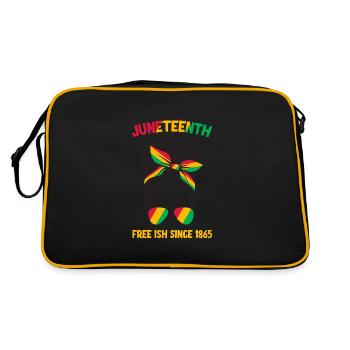Juneteenth - Sac Retro - noir/or - Dos