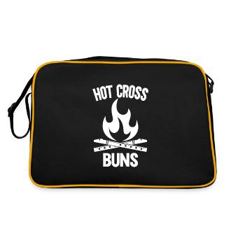 Hot Cross Buns - Sac Retro - noir/or - Dos